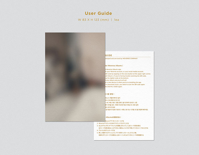 BTS Jung Kook - GOLDEN Set + WeVerse Gifts