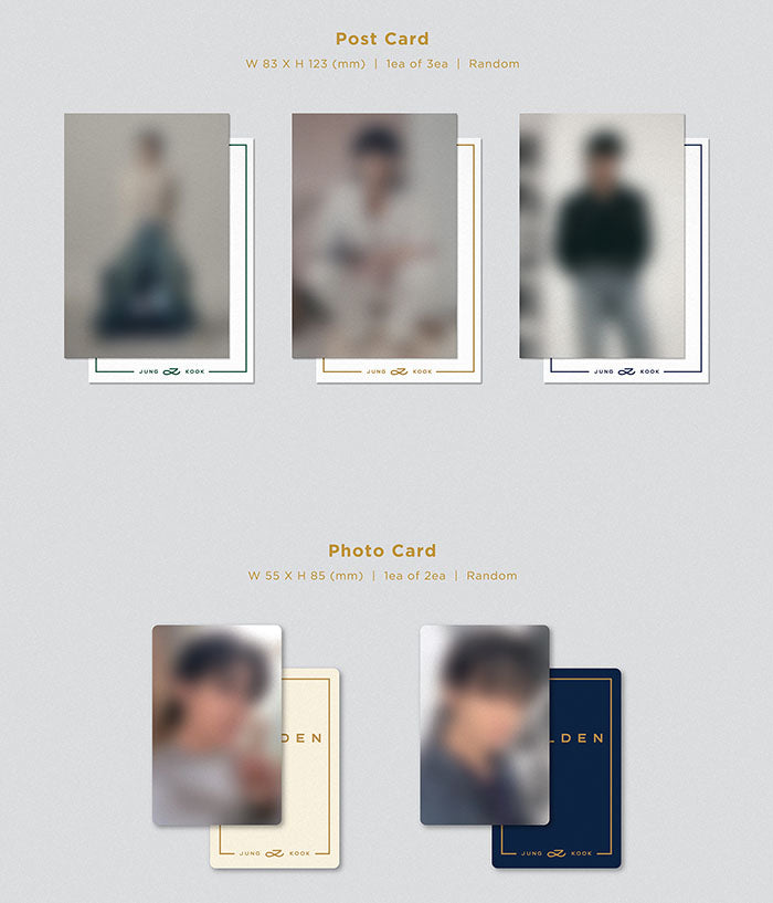 BTS Jung Kook - GOLDEN Set + WeVerse Gifts