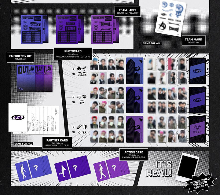 ATEEZ - THE WORLD EP.2 : OUTLAW (9th Mini-Album) - Seoul-Mate