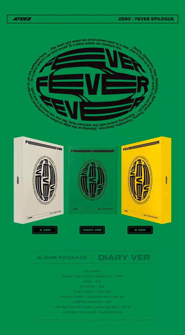 ATEEZ - ZERO: FEVER EPILOGUE (8th Mini-Album) - Seoul-Mate