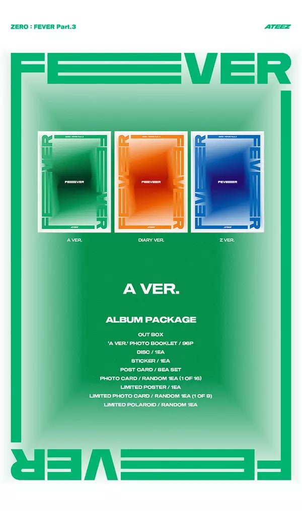 ATEEZ - ZERO: FEVER PART 3 (7th Mini-Album) - Seoul-Mate