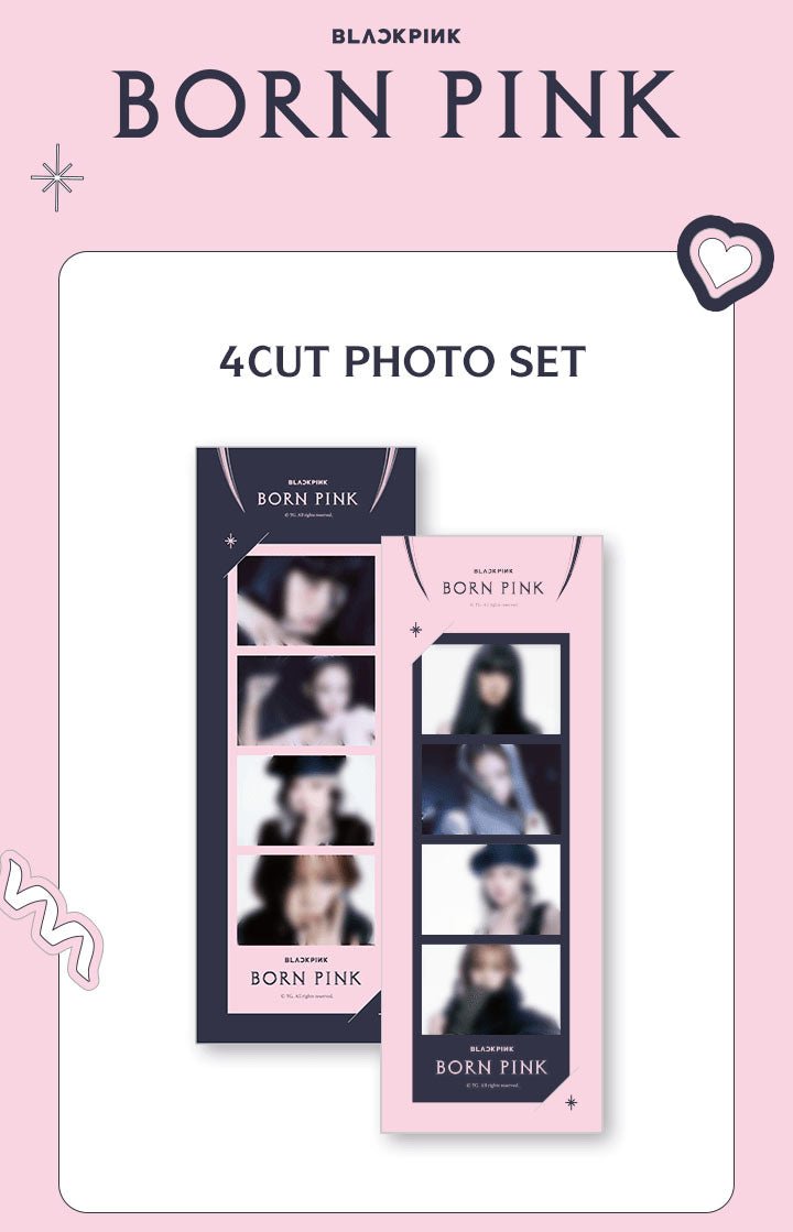 Blackpink - 4-CUT Photo Set + Sticker - Seoul-Mate