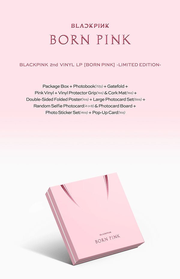 BLACKPINK - BORN PINK 2nd Album (Vinyl limited LP) - Seoul-Mate