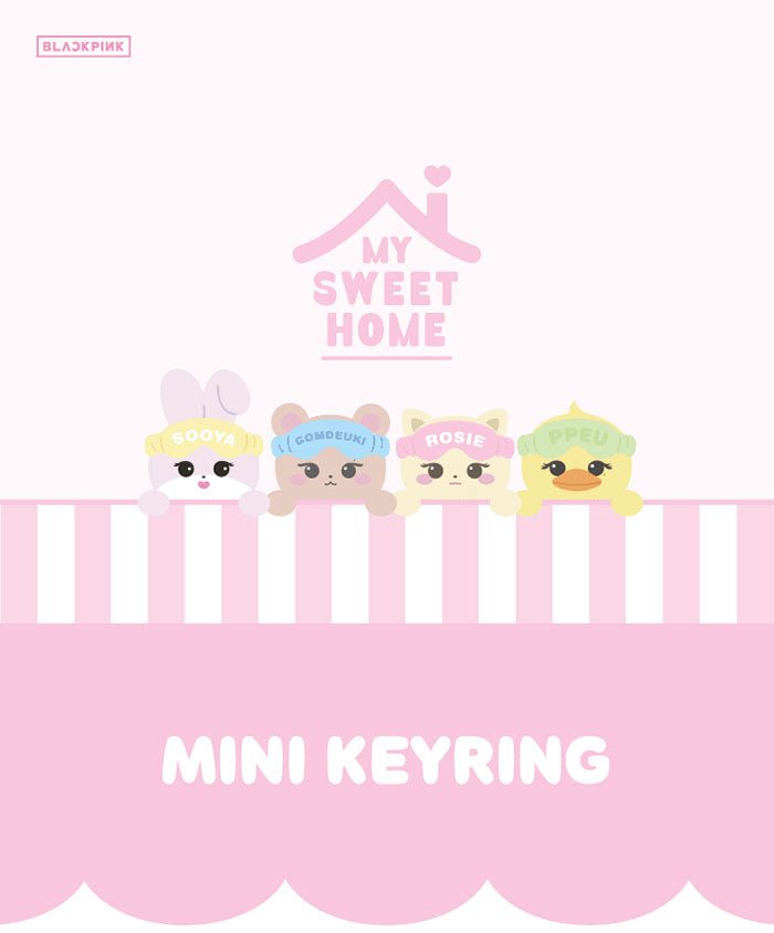 BLACKPINK - Character Schlüsselanhänger (Sooya, Gomdeuki, Rosie, Ppeu) - Seoul-Mate