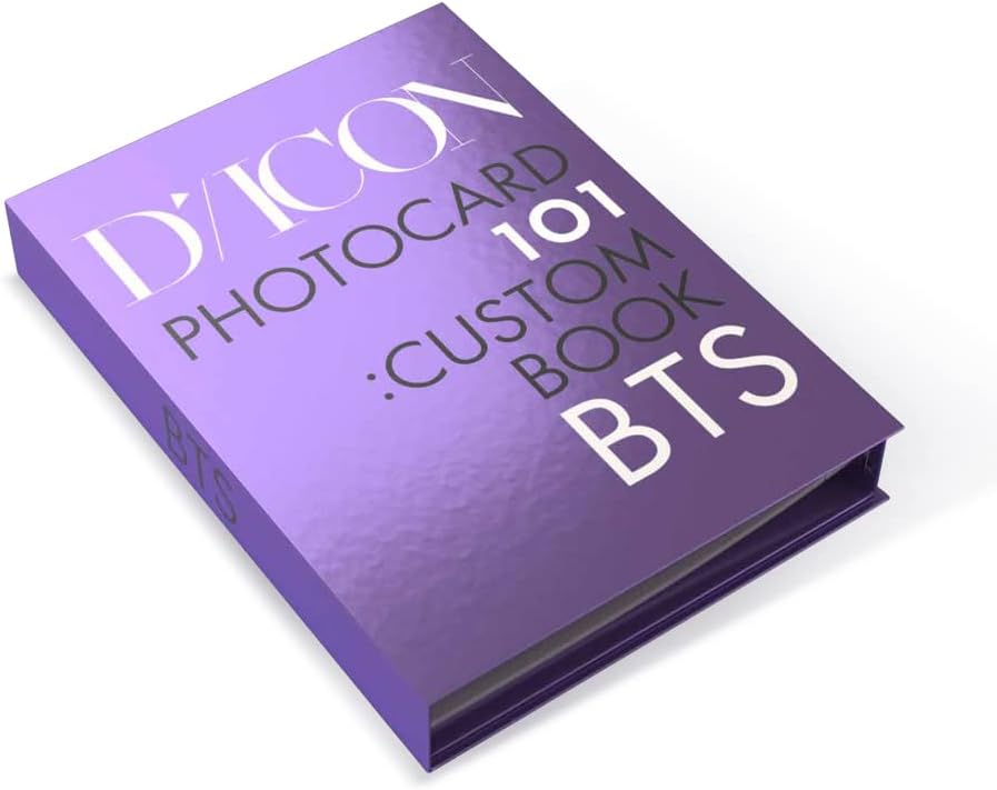 BTS DICON Photocard 101: Custom Book Behind BTS Since 2018 BTS DICON Photocard 101: Custom Book Behind BTS Since 2018