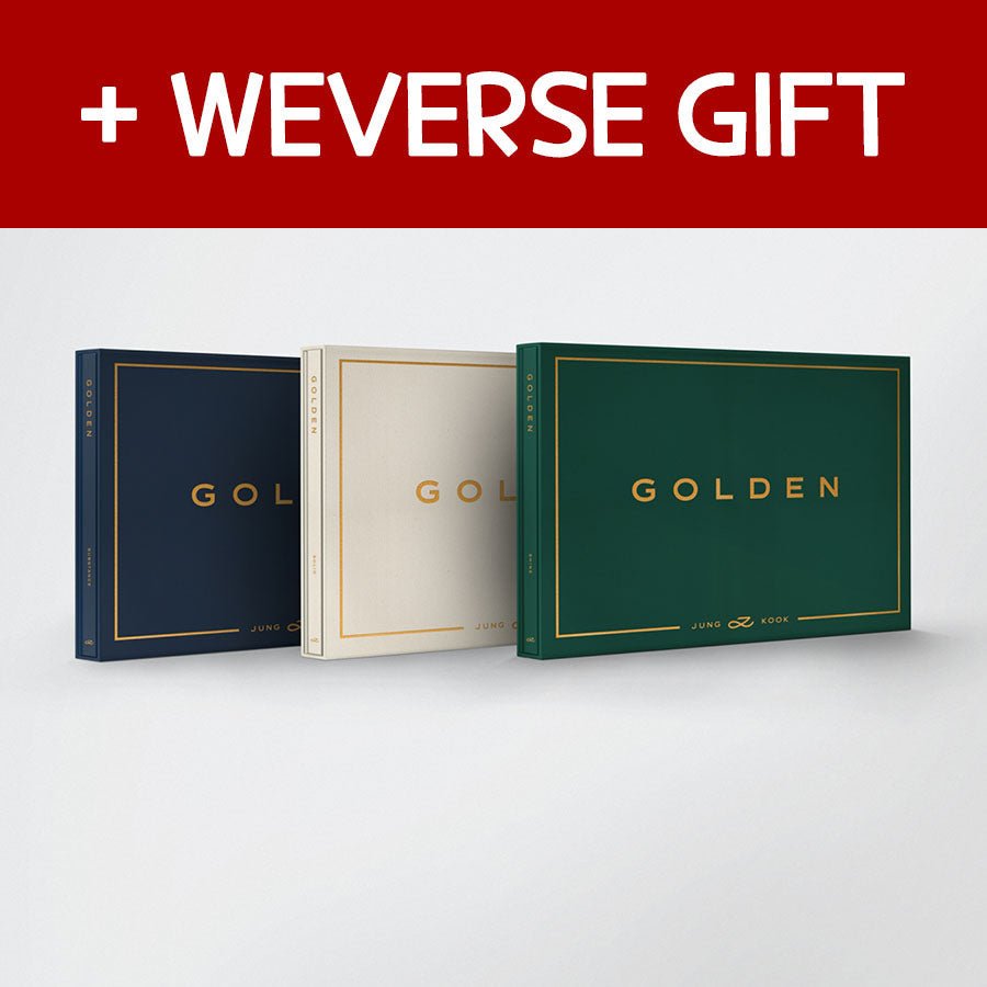 BTS Jung Kook - GOLDEN Set + WeVerse Gifts