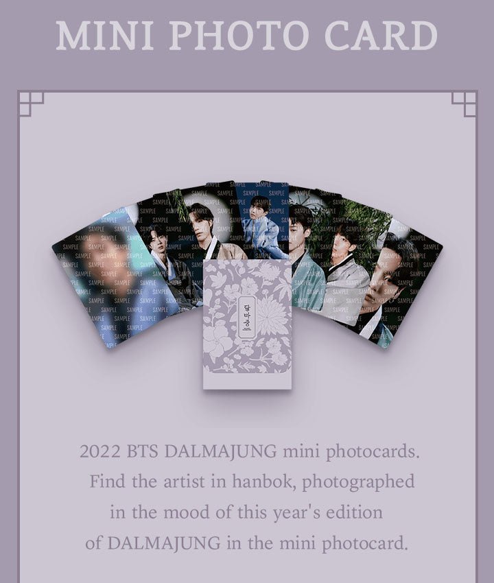 BTS - Mini Photo Card Dalmajung 2022 - Seoul-Mate