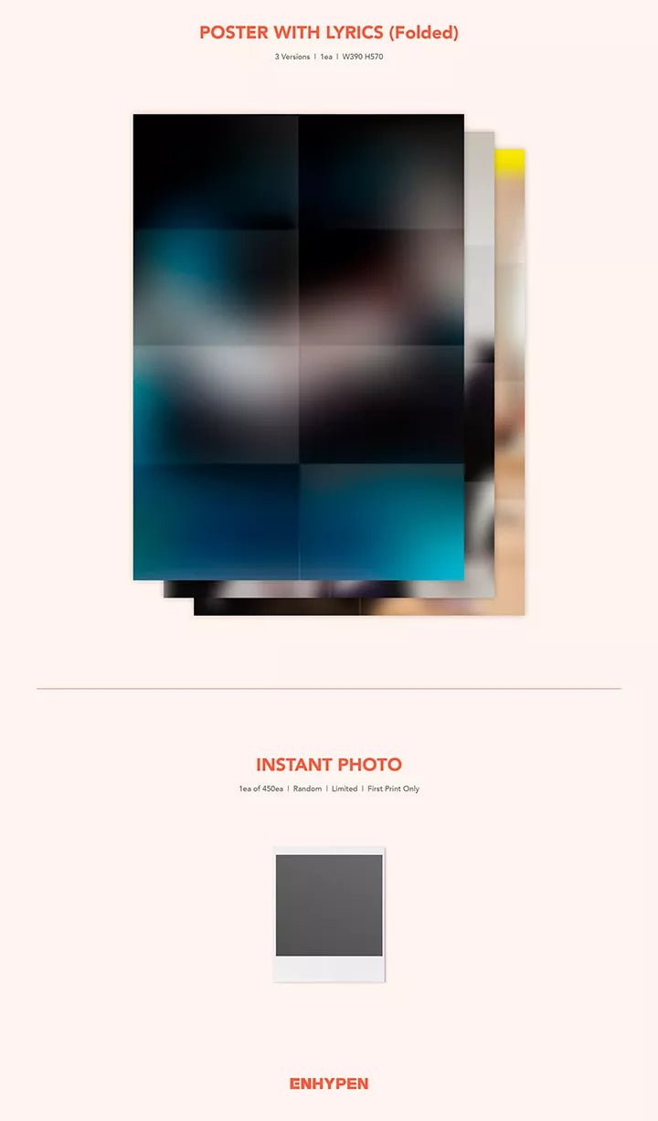 ENHYPEN - Manifesto: Day 1 (3rd Mini-Album) Details