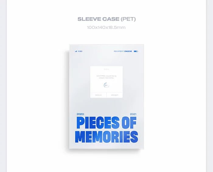 ENHYPEN - Pieces of Memories (Photobook) Details