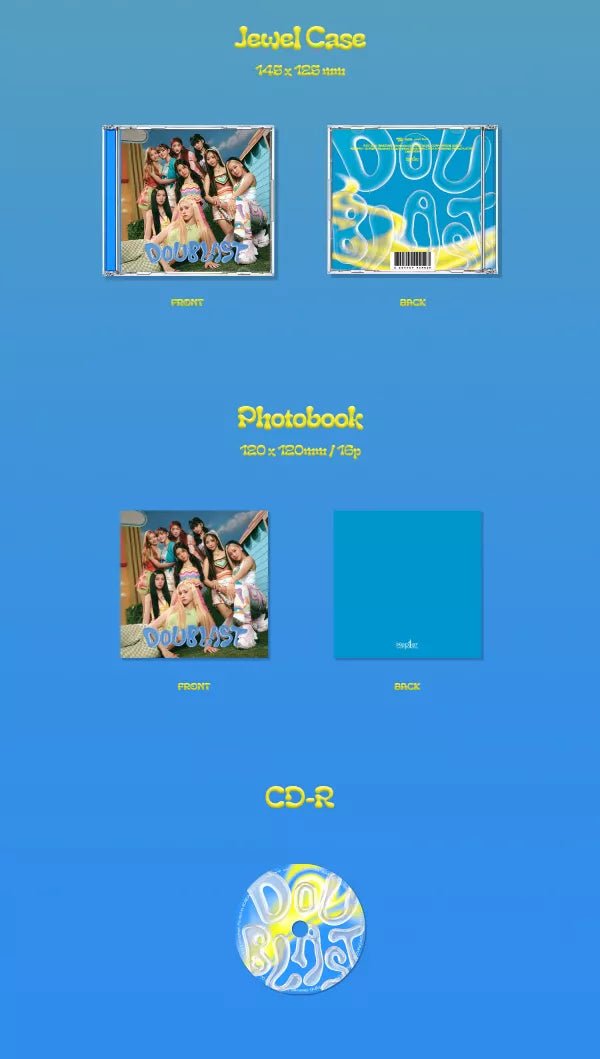 Kep1er - DOUBLAST Jewel Case Ver. (2nd Mini-Album)#version_b1ue-blast