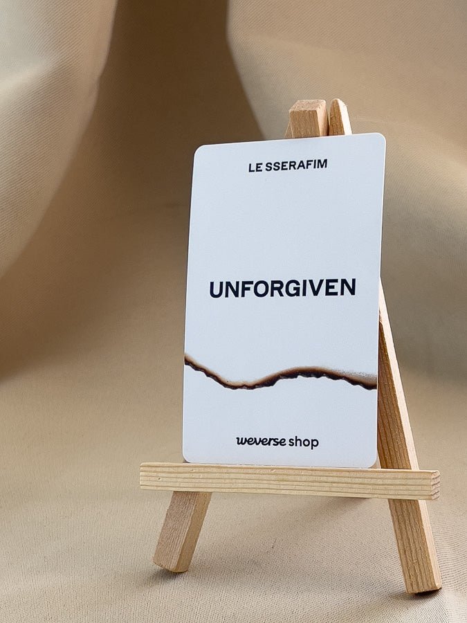 LE SSERAFIM - UNFORGIVEN WeVerse POB Photocard - Seoul-Mate