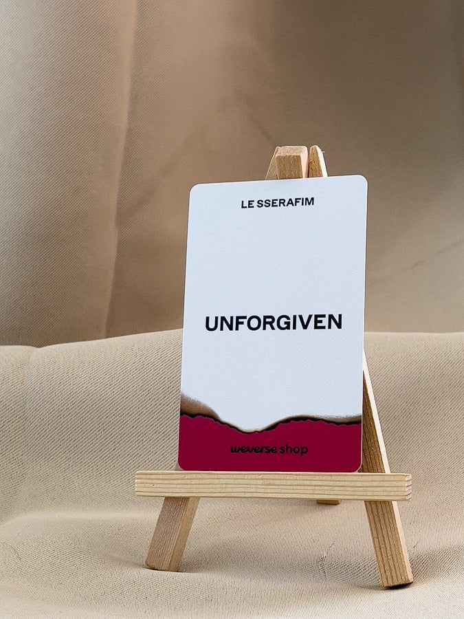LE SSERAFIM - UNFORGIVEN WeVerse POB Photocard - Seoul-Mate