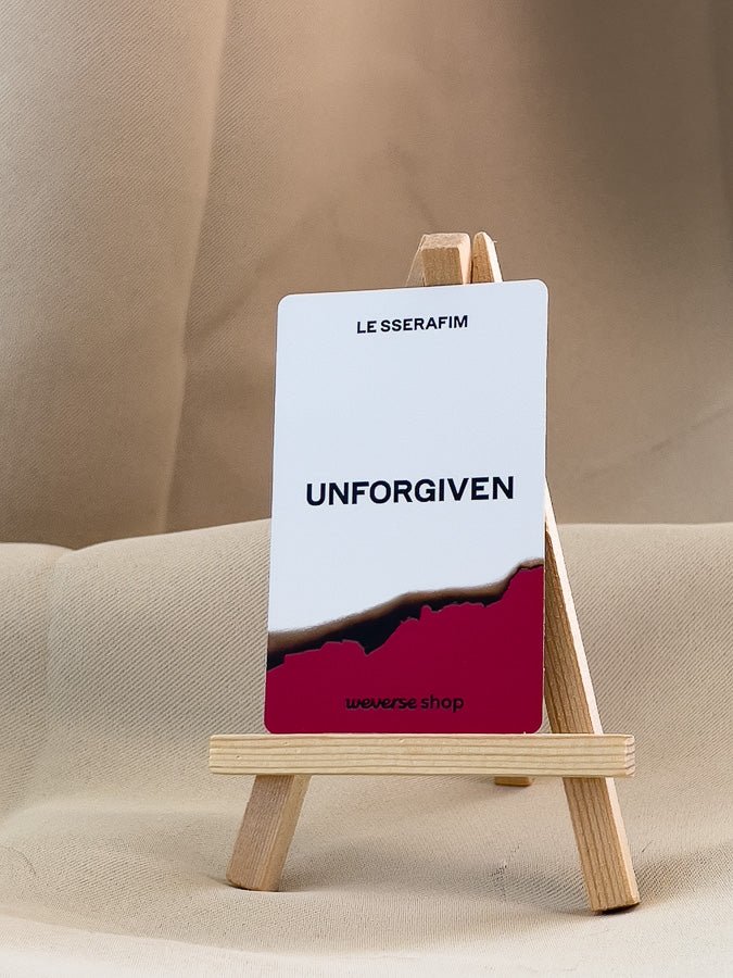 LE SSERAFIM - UNFORGIVEN WeVerse POB Photocard & Frame - Seoul-Mate