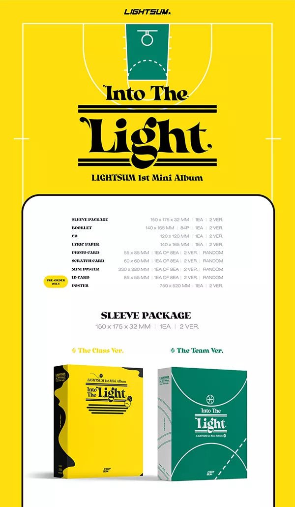 LIGHTSUM - Into The Light (1st Mini-Album) - Seoul-Mate