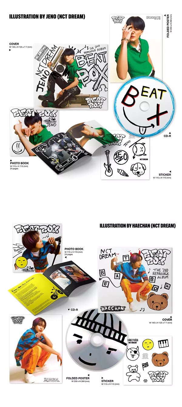NCT DREAM - Beatbox Repackage (Digipack Ver.) (2nd Studio-Album) - Seoul-Mate