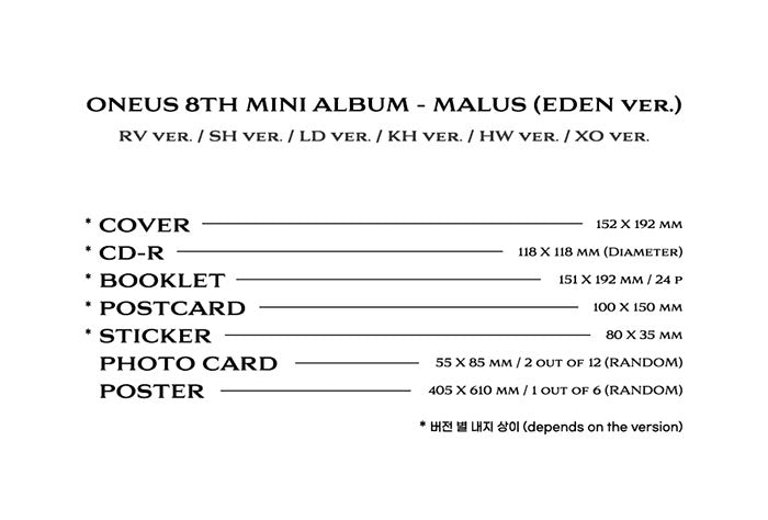 ONEUS - MALUS (8th Mini-Album) Eden Ver. - Seoul-Mate