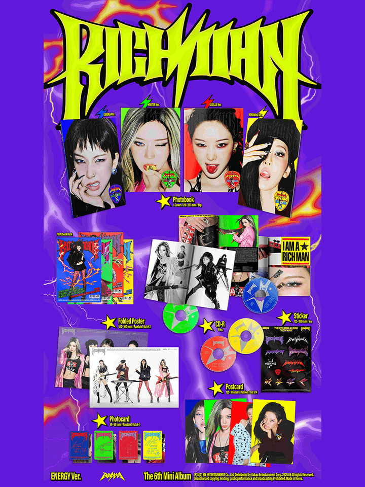 aespa - Rich Man - 6th Mini Album (ENERGY Ver.) - SeoulMate