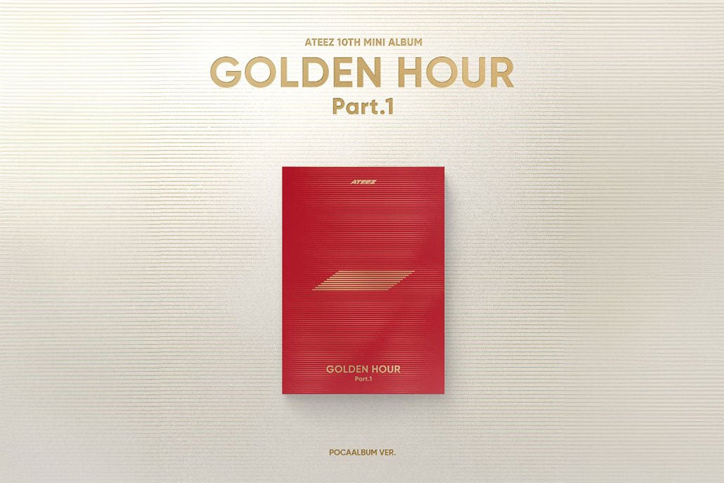 ATEEZ - GOLDEN HOUR : Part.1 (10th Mini Album) (POCA Album Ver.) - Seoul - Mate