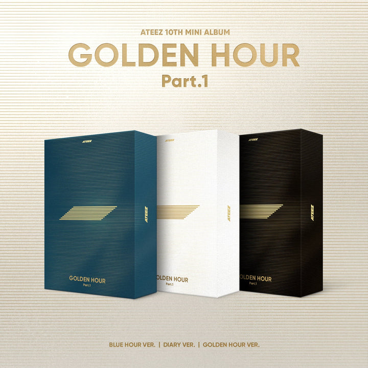 ATEEZ - GOLDEN HOUR : Part.1 (10th Mini Album) + WITHMUU Fotokarte - Seoul - Mate