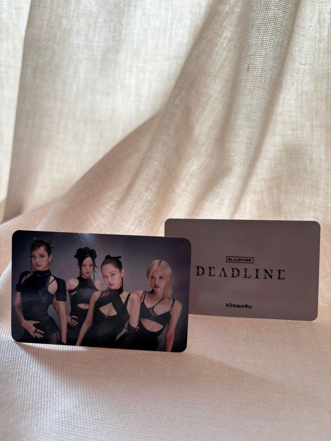 BLACKPINK - DEADLINE Ktown4u Fotokarte Photocard (Silver Ver.) - SeoulMate