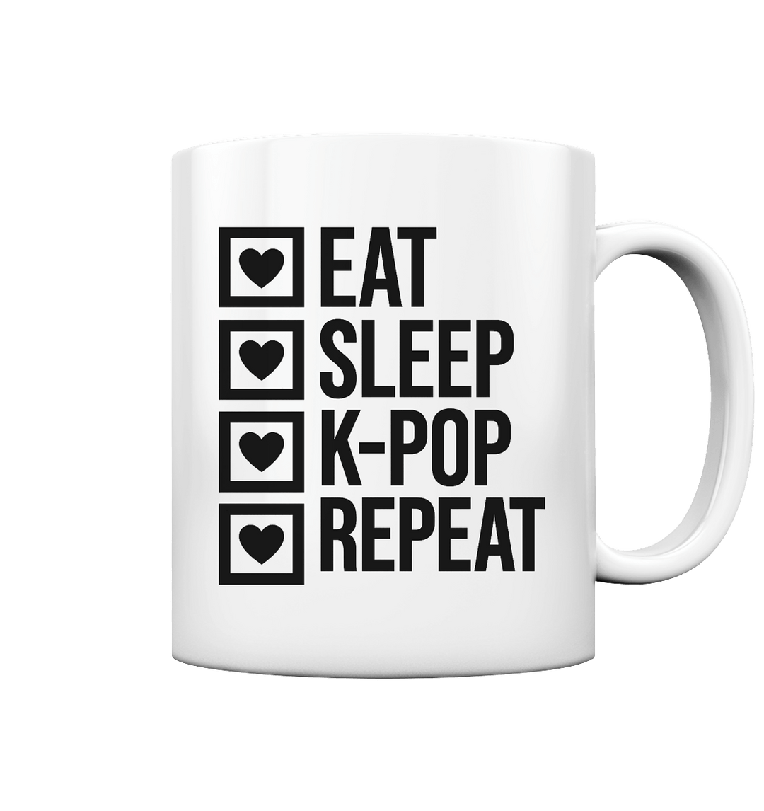 Eat, Sleep, K - Pop, Repeat - Tasse für jeden K - Pop Fan - SeoulMate