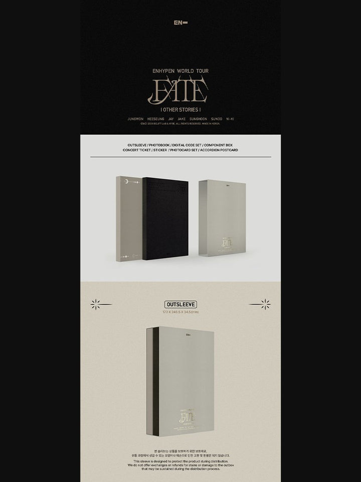 ENHYPEN - World Tour 'FATE' OTHER STORIES - Digital Code - Seoul - Mate