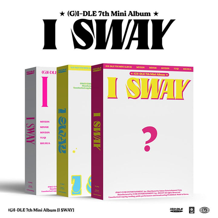 (G)I - DLE - I SWAY (7th Mini Album) + POB Fotokarte - Seoul - Mate
