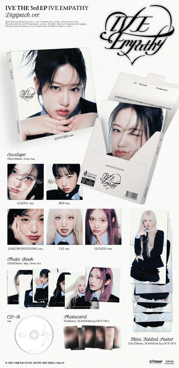 IVE - Empathy (3rd EP Album) (Limited Digipack Ver.) - SeoulMate