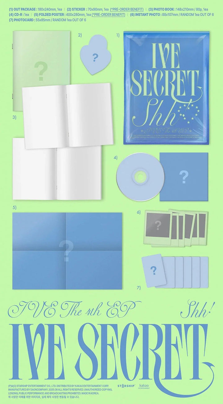 IVE - IVE SECRET (4th EP Album) (Standard Ver.) - SeoulMate