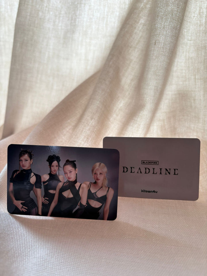 BLACKPINK - DEADLINE Ktown4u Fotokarte Photocard (Silver Ver.)