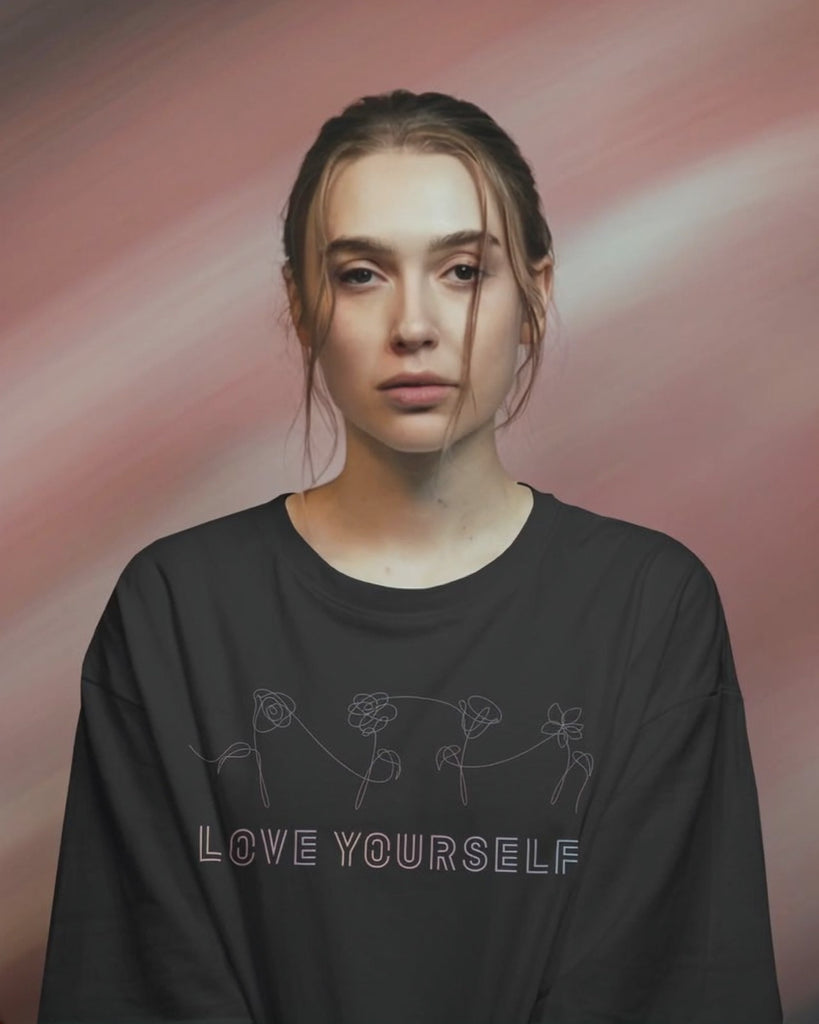 BTS - Love Yourself Oversized T-Shirt – SeoulMate