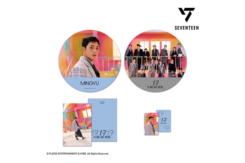 SEVENTEEN - 17 IS RIGHT HERE MD - Mini Poster & Image Picket Package - Seoul - Mate