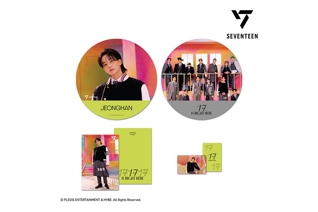 SEVENTEEN - 17 IS RIGHT HERE MD - Mini Poster & Image Picket Package - Seoul - Mate