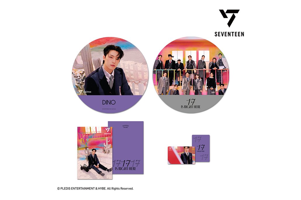 SEVENTEEN - 17 IS RIGHT HERE MD - Mini Poster & Image Picket Package - Seoul - Mate