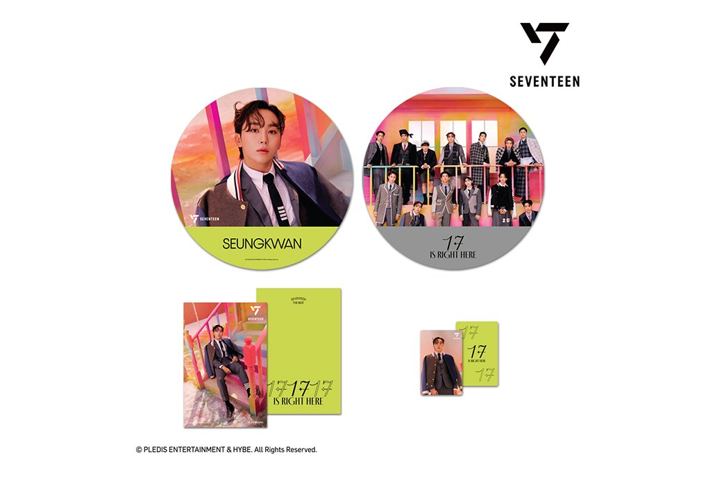 SEVENTEEN - 17 IS RIGHT HERE MD - Mini Poster & Image Picket Package - Seoul - Mate