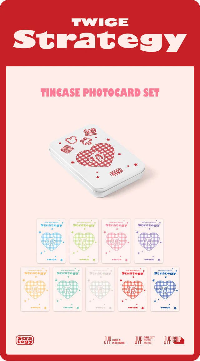 TWICE - Tincase Photocard Set [Strategy Pop - Up in Seoul] - Seoul - Mate