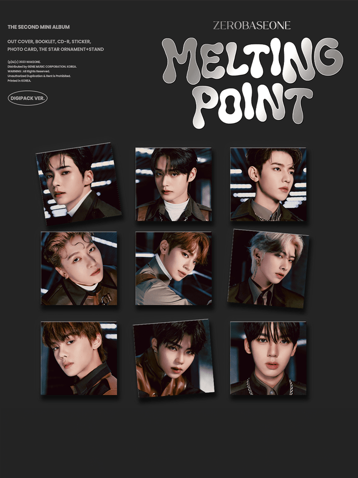 ZEROBASEONE - MELTING POINT 2nd Mini Album (Digipack Ver.) - Seoul - Mate