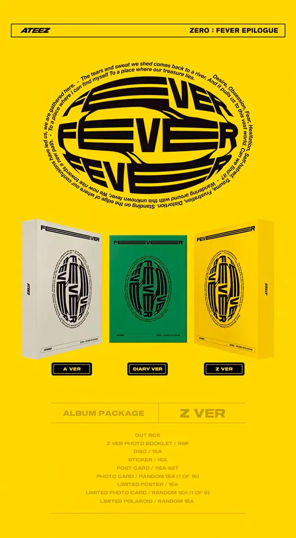 ATEEZ - ZERO: FEVER EPILOGUE (8th Mini Album) – Seoul-Mate