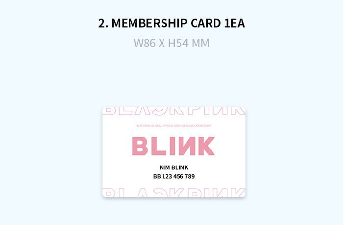 BLACKPINK - BLINK Membership Premium Kit – Seoul-Mate