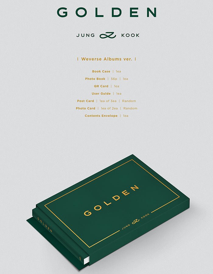 BTS Jung Kook - GOLDEN (WeVerse Albums) - Seoul-Mate