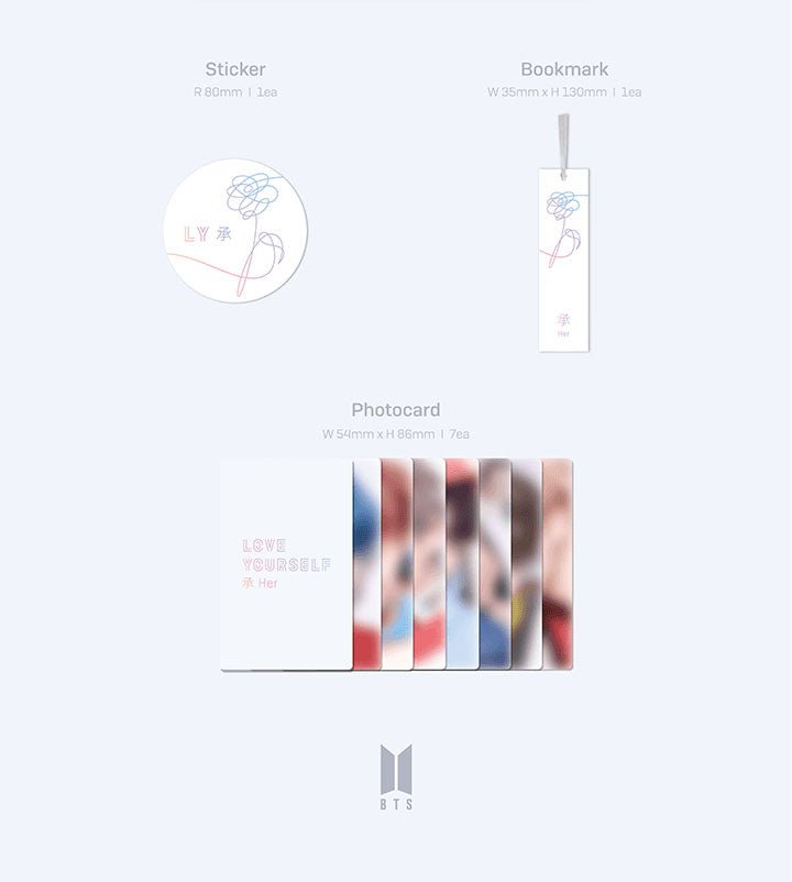 BTS - LOVE YOURSELF 承 'Her' (5th Mini-Album) Vinyl LP