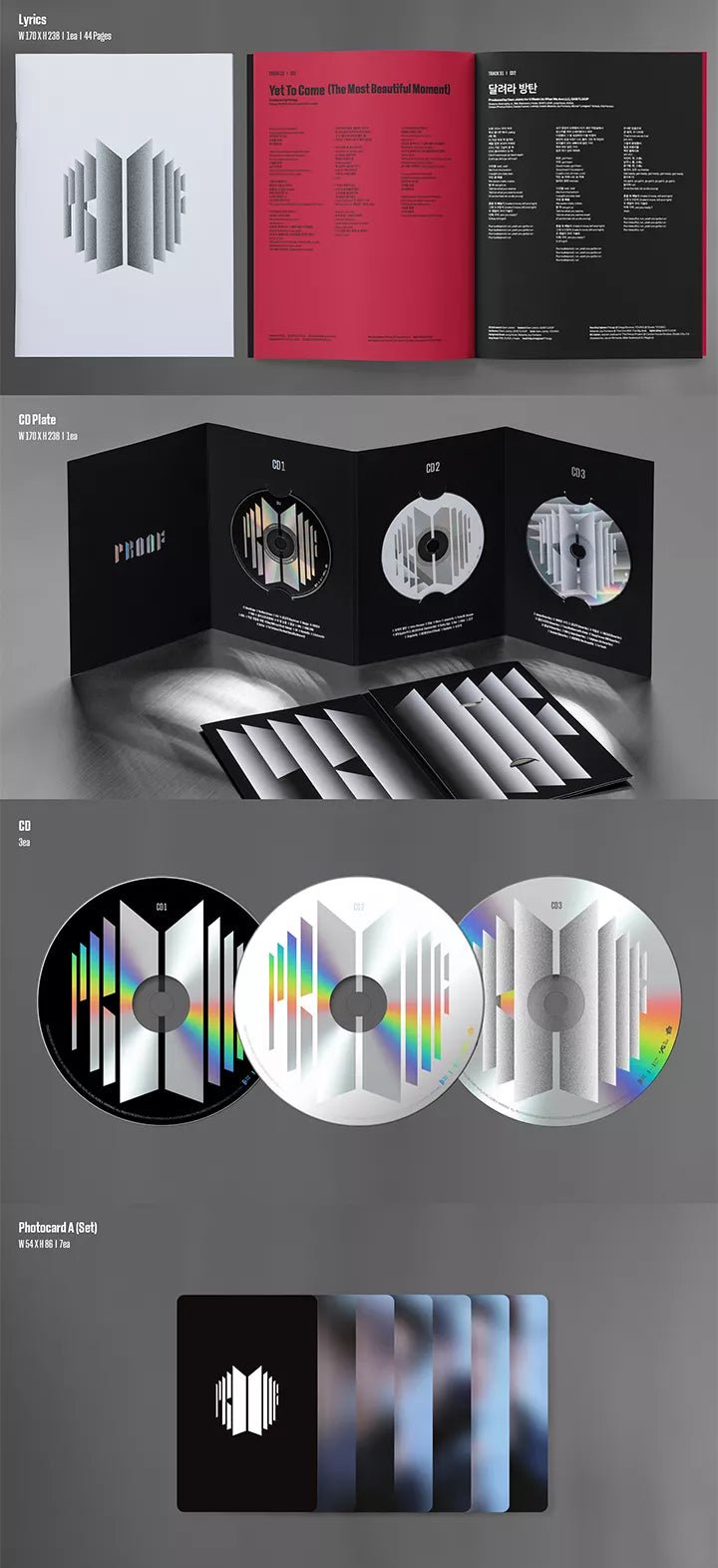 BTSアルバム proof standard edition BTS - ANTHOLOGY ALBUM