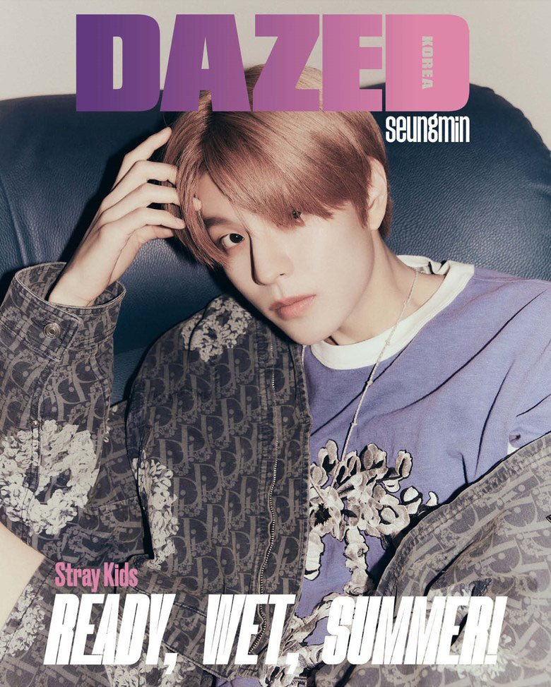 Dazed & Confused Korea Zeitschrift 07.2023: Stray Kids Cover - Seoul-Mate