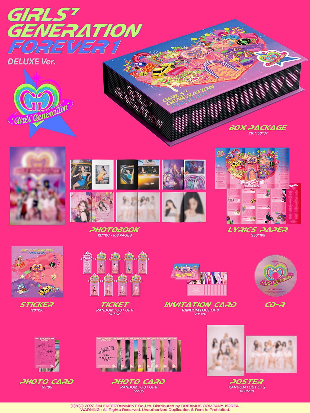 Girls' Generation FOREVER 1 Deluxe Version Album Vol. 7