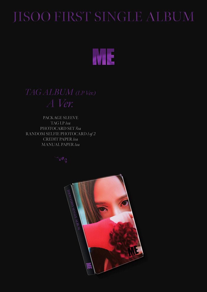 Jisoo (Blackpink) - First Single Album [ME] YG Tag Album LP Ver