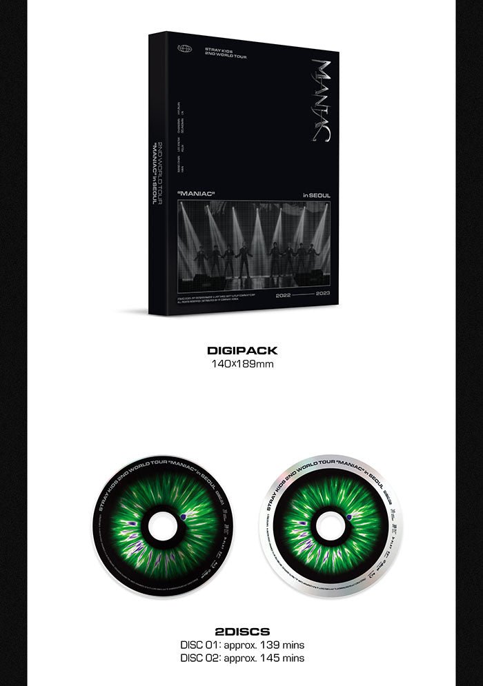 stray kids [MANIAC] Blu-ray Stray Kids - Maniac in Seoul (DVD/Blu