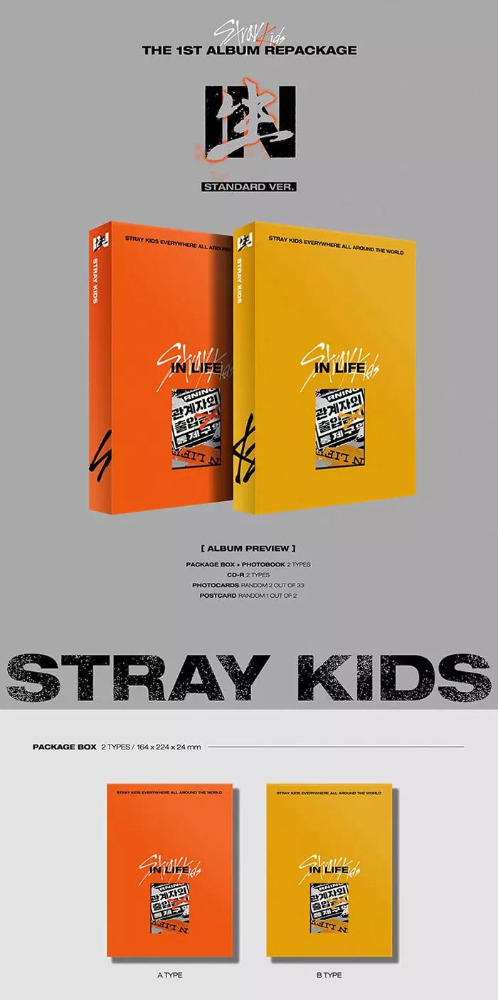 Stray Kids - [In生 (In Life)] (1st Album Repackage NORMAL B Version) –