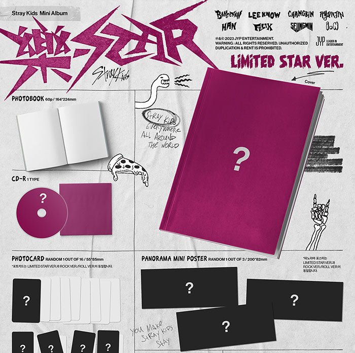 Stray Kids - 樂-STAR (Limited Star Ver.) - Seoul-Mate