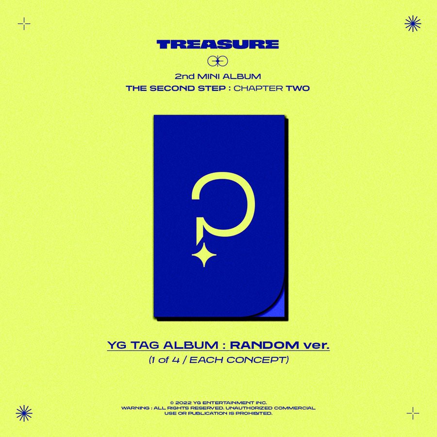 TREASURE - The Second Step: Chapter Two (2nd Mini-Album) YG Tag Album [PRE-ORDER] - Seoul-Mate